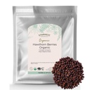 Starwest Botanicals Organic Hawthorn Berries Whole - Seco Folha de Erva para chá, geléia, & extratos de ervas, suporte de digestão natural, Kosher certificado, Não-GMO - Bulk 1 lb Bag