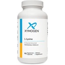 XYMOGEN L-Lysine 1000mg Cápsulas - Suplemento de Ácido Amino para Suportar Síntese de Colágeno, Proporciona Equilíbrio para uma Alta Ingestão de Arginina (90 Cápsulas)