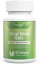 Aloe-Vera Gel-Softgel pequeno suplemento Nutricional-cápsulas - 120Count Gut Health Support Digestive Comfort Estômago ácido tampão suplemento natural