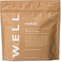 Rookie Wellness Well – Vegan Imune Pacotes de apoio com 1000 mg de vitamina C, 14 mg de vitamina E, e Ginger em um sabor Citrus Natural - Açúcar e enchimento grátis (30 Servings, Wild Orange)