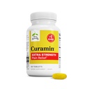 Terry Naturalmente Curamin força extra - Curcumin & Boswellia Suplemento para apoio à circulação saudável - Suplemento açafrão para apoiar articulações, saúde muscular e produção de endorfina - 60 comprimidos