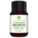 Antler Farms - 100% Puro Wild Caught Antárctico Krill Óleo de água fria, Pristine, 60 Softgels - Clean, Omega-3 EPA + Suplemento DHA w/Astaxantina, Absorção Rápida
