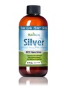 NutriNoche Colloidal Silver Liquid - Prata Premium para Suporte Imune - Organic Plata Coloidal para Tomar - 99,99% Ultra Puro Nano Partículas para Absorção Optimal - 30 ppm 8 oz