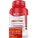Herbtônicos Testosterona suplemento de suporte para homens - coreano Panax Ginseng & Tribulus Terrestris - Suporta energia saudável, força & resistência - 60 Cápsulas Vegan