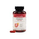 NaturezaWise CoQ10 200mg Softgels, Ubiquinone de alta potência - Coenzyme Q10 Suplemento - Antioxidante para a saúde do coração + Energia - Vegan, Não-GMO, Sem glúten - 90 Contagem[3-Mês de Abastecimento]