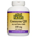 Factores Naturais Coenzima Q10 - Suplemento de Suporte Antioxidante Suporta Produção de Energia Celular - Melhor Absorção Aids Função Coração Saudável - 100 mg, 240 Softgels (240 Servings)