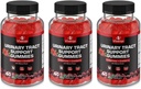 Potent Cranberry Gummies 1500mg com D Mannose - Urinário Trato Saúde para Mulheres e Homens, Urinary Flush & Bladder Fast-Acting Support Supplements com Hibiscus Powder, 180 Contagem