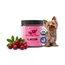 kin+kind Dog Supplement Powder - Suplemento para cães e gatos para imunidade saudável - Suporte de bexiga - Fórmula natural com cranberry orgânico, mirtilo e coco - Made in USA - 4 oz (Médio)