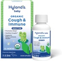 Syrup de tosse orgânica do bebê de Hyland e apoio imune com Agave, Elderberry e romã, acalma a tosse, e suporta imunidade, noite, 2 Fl. Oz.