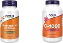 Now Supplements, Probiotic-10TM, 25 bilhões, com 10 Probiótico Strains, Dairy, Soy e Gluten Free & Supplements, Vitamina C-1.000 com 100 mg de Bioflavonoids, Antioxidant Protection*, 250 Cápsulas