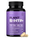 Planta orgânica Nootrix 5 HTP+ Suplementar □ Suporta Memória, Foco Mental, Saúde Cognitiva & Energia □ Promove Mood saudável & Função Cérebro □ Vitamina B6 & L Theanina 60 Cápsulas