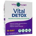 Planeta Vital - Detox Vital com Cardo de Leite, Quercetina, Ácido Alfa Lipóico, Colina e Ervas, para Gás Ocasional e Bloating, Suporta Equilíbrio Intestinal Saudável, Kit 2-Parte 14 Dia, 56 Cápsulas
