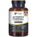 Cápsulas de carvão ativado - 200 Cápsulas Vegan de alta força- 2000mg por serviço I Made in the UK by Prowise Healthcare