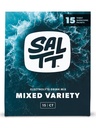 SALTT Electrolytes Powder Packets, Todas as coisas pacote variedade mista (15 Packets) - Magnésio, Potássio, Sódio, Trace Minerals - Vegan & Gluten Free - Essentials viagem - Made in USA