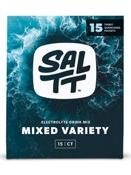 SALTT Electrolytes Powder Packets, Todas as coisas pacote variedade mista (15 Packets) - Magnésio, Potássio, Sódio, Trace Minerals - Vegan & Gluten Free - Essentials viagem - Made in USA