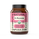 Produtos naturais completos Cápsulas D-Mannose orgânicas - Pílulas D-Mannose puras 100 contagem para ITU, bexiga, e saúde trato urinário