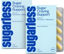 Sugarless Stop Sugar Screvings Suplemento Bundle - Bloqueador natural de desejos com berberina, crómio, CoQ10 & L-Theanina - 30 Contagem & 15 Tamanhos de viagem de contagem, Não-GMO e sem glúten