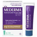 Gel de cicatriz avançada Mederma - trata cicatrizes antigas e novas, reduz a aparência de cicatrizes de Acne, cirurgia, queimaduras, lesões e marcas de alongamento, 1.76 Oz (50g)