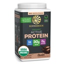 Sunwarrior Orgânico Planta Based Protein Powder □ Vegan Orgânico Protein Powder com BCAA Aminoácidos Plus Recuperação Mineral & Botânicos □ Não-GMO Soja Dairy & Gluten Free (Chocolate, 20 Servings)