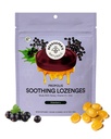 Naturals Apicultor calmante mel Elderberry Tosse gotas Apoio imunológico com vitamina D, zinco e própolis Garganta calmante Lozenges, 14 Ct