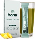 Gut & Superfood Mistura, Verdes em pó com prebióticos, Probióticos, Fibra & Cafeína Natural, Glúten livre, Açúcar livre, Leite livre, Vegan, Não GMO Greens Superfood em pó (7)