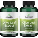 Swanson Olive Leaf Extract Cápsulas com 20% de Oleuropein - (120 Cápsulas, 500mg cada) 2 Garrafas