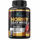 Horny Goat Weed mistura de força extra, 120 cápsulas, w. Maca, Arginina, Ginseng, Tribulus, Tongkat, Libido, Stamina, Suporte Energético, Fórmula não-GMO, 120 Caps