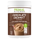Mistura de bebida principal de colagénio de chocolate combustível ®, peptídeos de colagénio de coco de chocolate, sem adoçantes lácteos ou artificiais, 20 onças