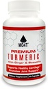 Premium Turmérica, Glucosamina, Ginger, Sulfato de Condroitina, Extrato de Boswellia, HSH, Bioperina, Quercetina & L-Meth - 60 Cápsulas