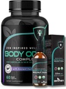 Conjunto geral de bem-estar: Corpo Odor Suplemento e verde Black Noz Tinture Bundle