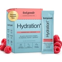 Feel Goods Hydration Hero, 1000mg Electrolytes Pó, Açúcar Livre, Magnésio, Orgânico Aloe Vera, L Theanina, Vitamina C & B12, Keto, Vegan, Pacotes de Eletrolito, Framboesa Azul, 15 Contagem