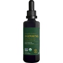 Centro de Cura Global - Ginseng - Extrato Orgânico de Ervas Ravas - Liquid Panax Supplement Drop Promove Energia - Korean and Siberian Ginseng Supplement, Maca, Ashwagandha - Non-GMO - 2 Fl Oz