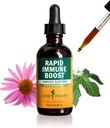 Herb Pharm Orgânico Imune Rápido Imune Boost: Fast-Absorving Tintura para Adultos, Echinacea Tintura com Goldenseal, Extrato de Ginger & Elderberry, Imune Supplement & Wellness Aid, 2 Oz