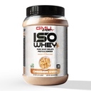 GMU SPORT - 100% Whey Protein Isolate Powder - 2 LB Whey Isolate Protein Powder with Collagen Peptides, Digestive Enzimas & BCAAs - Protein Powder with 30 Servings - Cinnamon Swirl