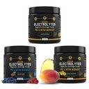MMA Nutrition HRDWRK - 100 Servings Keto Electrolytes Pó Hidratação Açúcar Livre - Electrolyte Pó para aumentar a resistência e reduzir a fadiga com eletrólitos Suplemento Conjunto de 3