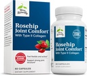 Terry Naturalmente Rosehip Joint Comfort - Healthy Joint Mobility & Flexibility Support Supplement - Supplement with Type II Collagen - Joint Structure & Cartilage Supplement - 60 Cápsulas