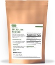 Pó de espirulina orgânica, não-GMO, certificado USDA, um superalimento com alta proteína, aumentar a energia, melhorar a imunidade, pacote individual