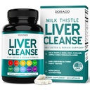 Fígado Cleanse Detox & Repair 27 em 1 Fórmula - Cardo de leite, Raiz de dente-de-leão, Turmérica, Extrato de alcachofra & Mais - Suplemento de suporte de detox de fígado - 3o partido testado, Vegan Safe & USA Made (60 Conde)