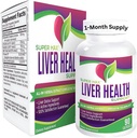 Suplementos de saúde do fígado (All-in-1) Complexo misturado com 6 Ingredientes Ativos ; Suplemento de suporte diário de desintoxicação e limpeza do fígado ; Nutrientes naturais do fígado para homens e mulheres