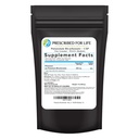 Prescrito para Vida Pó de Bicarbonato de Potássio, Pure USP & Food Grade Bicarbonato de Potássio para Plantas, Vinificação, & Cozimento, Cristalino em pó, 39% K (1lb)