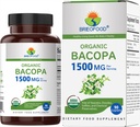 Brieofood Organic Bacopa 1500mg, 45 Servings, Vegetarian, Gluten Free, 90...