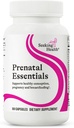 Busca de essências pré-natais de saúde, folato biodisponível metilado e B12, vitamina D3 e K2, nutrientes chave para apoiar a gravidez e amamentação, vegetariana (60 cápsulas)*