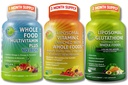 Imune & Daily Wellness Suporte Bundle para mulheres e homens – Vitamina lipossomal C 1500mg + Vegan Whole Food Multivitamin No Iron + Glutationa lipossômica 500mg – Vegan, Não-GMO, Limpo apoio ao bem-estar diário
