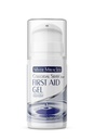 Milagres de prata - Gel de primeiros socorros de prata coloidal - Garrafa sem ar - Nano Silver Gel Cuidado da ferida - Pomada de cura para queimaduras, queimaduras solares e pele irritada - Inacente - 3.38 OZ - 25 PPM