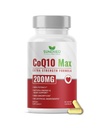 CoQ10 200mg Vegan, Ultra CoQ10 - Ultra alta absorção Coenzima Q10 Suplementos - Suplemento antioxidante para a saúde vascular e cardíaca, fertilidade e produção de energia - 2 Mês de fornecimento - 60 Contagem