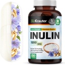 BIO KRAUTER Inulin Powder Cápsulas - Inulin Prebiótico Fibra 1200 mg Força - 250 Contagem - Puro Solúvel Fibra Suplementos - Chicory Root Fibra Cápsulas para Suporte Digestivo - Vegan