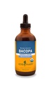 Herb Pharm certificado Bacopa orgânico extrato líquido para suporte ao cérebro - 4 Onça