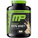 MusclePharm Combat 100% Whey Protein Powder, Vanilla Flavor, Recuperação rápida e ganho muscular com Whey Protein Isolate, High Protein Powder for Women & Men, Gluten Free, 5 lb, 70 Servings