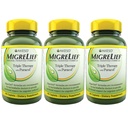 MigreLief Fórmula Original Tríplice Terapia com Puracol, 60 Contagem (Pacote de 3)