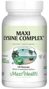 Complexo de Lysina de Saúde Maxi com Probióticos - L-Lysine 1000mg para Síndrome de Proteína Sores Canker, e Pele - 60 Cápsulas